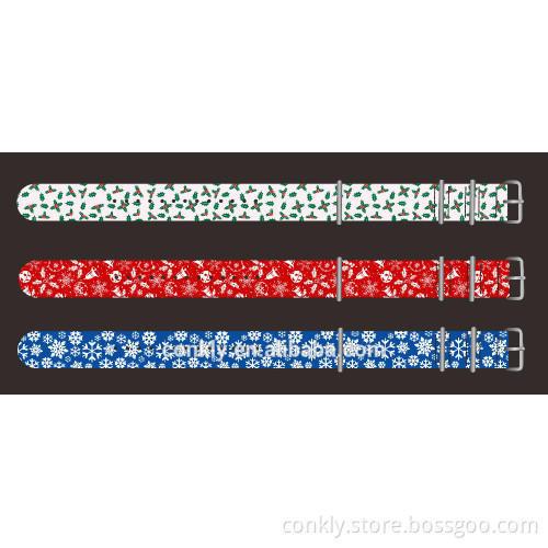 Christmas nato bracelet,christmas nato Watch straps,nato Straps